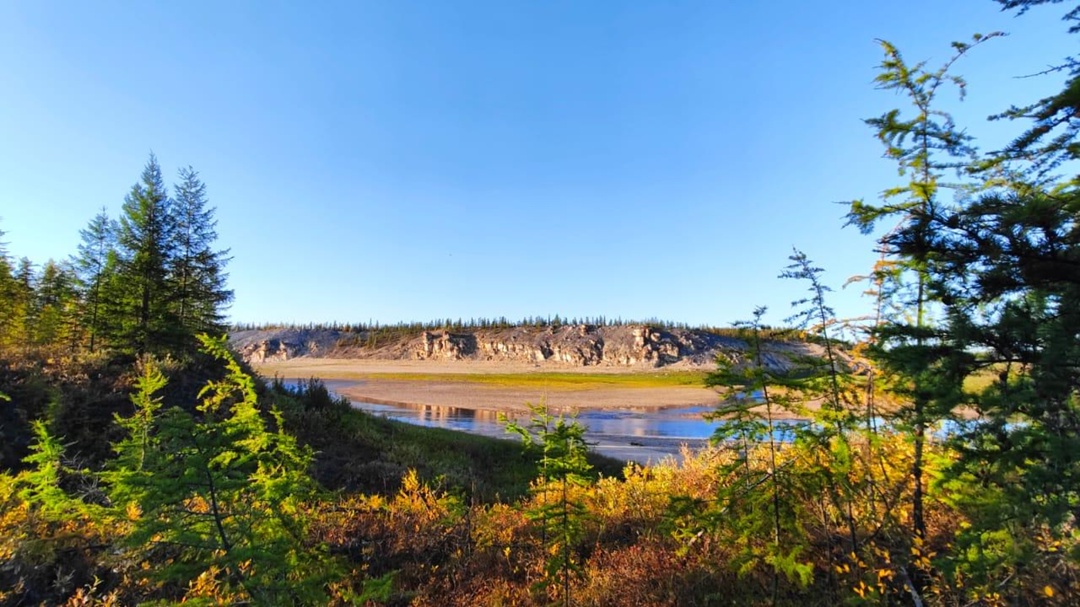 Якутская тайга с высоты полета самолета или вертолета кажется одним сплошным ковром