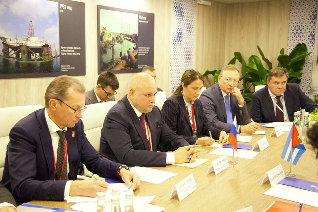 Сергей Цивилев встретился с Министром энергетики и горнорудной промышленности Кубы Винсенте де ла О Леви