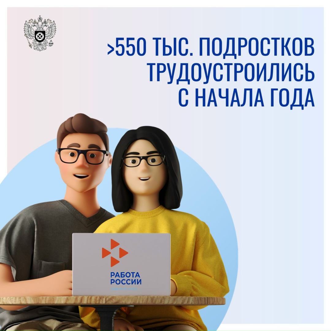 Более 550 тыс. подростков трудоустроились с помощью Кадровых центров с начала года. 517 тыс. из них уже закончили временную работу. В настоящее время более 33…