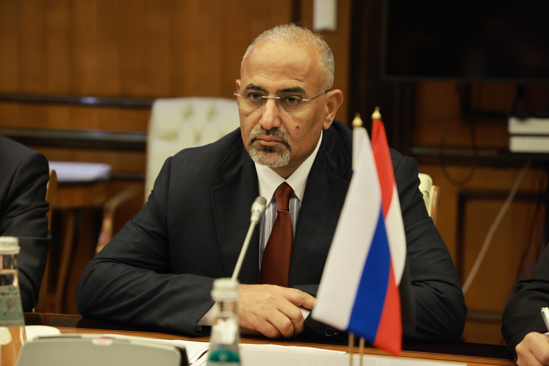 Александр Новак встретился с заместителем председателя Руководящего президентского совета Йеменской Республики Айдарусом Аз-Зубейди.