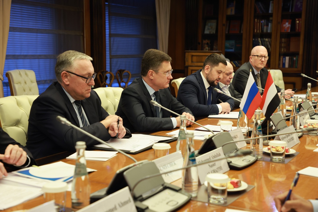 Александр Новак встретился с заместителем председателя Руководящего президентского совета Йеменской Республики Айдарусом Аз-Зубейди.