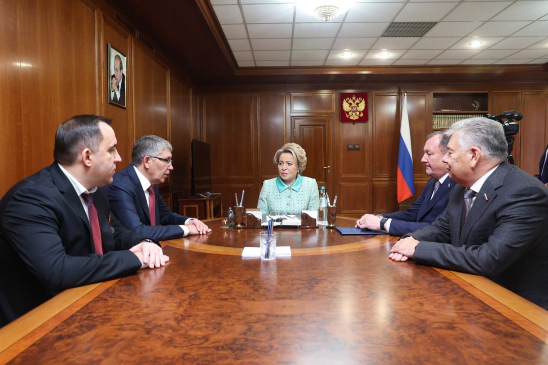 Председатель Совета Федерации Валентина Матвиенко провела встречу с руководством Тульской области