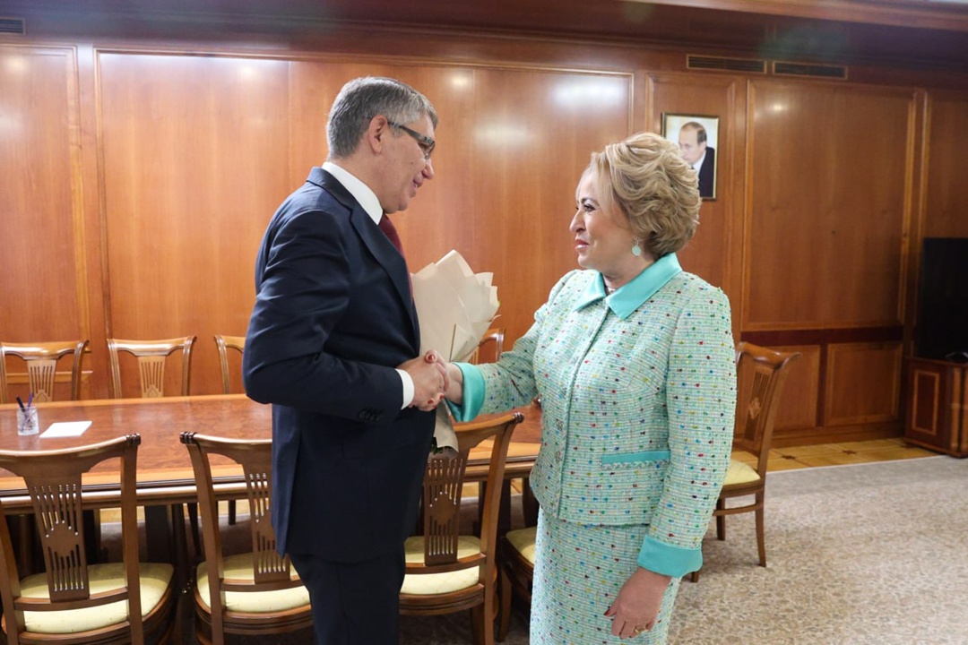 Председатель Совета Федерации Валентина Матвиенко провела встречу с руководством Тульской области