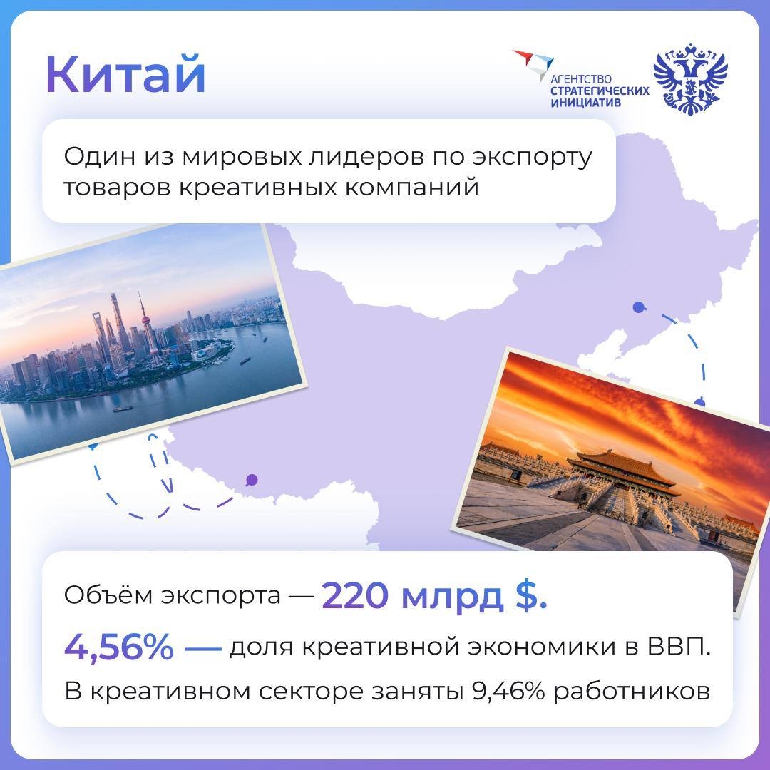 Россия выходит в мировые лидеры по креативной экономике