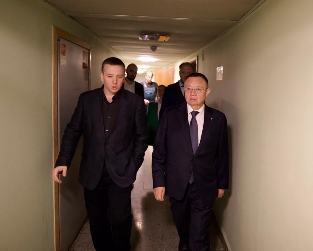 Министр строительства и ЖКХ РФ Ирек Файзуллин ознакомился с планом работ и текущим состоянием инженерных коммуникаций МХТ имени А. П. Чехова