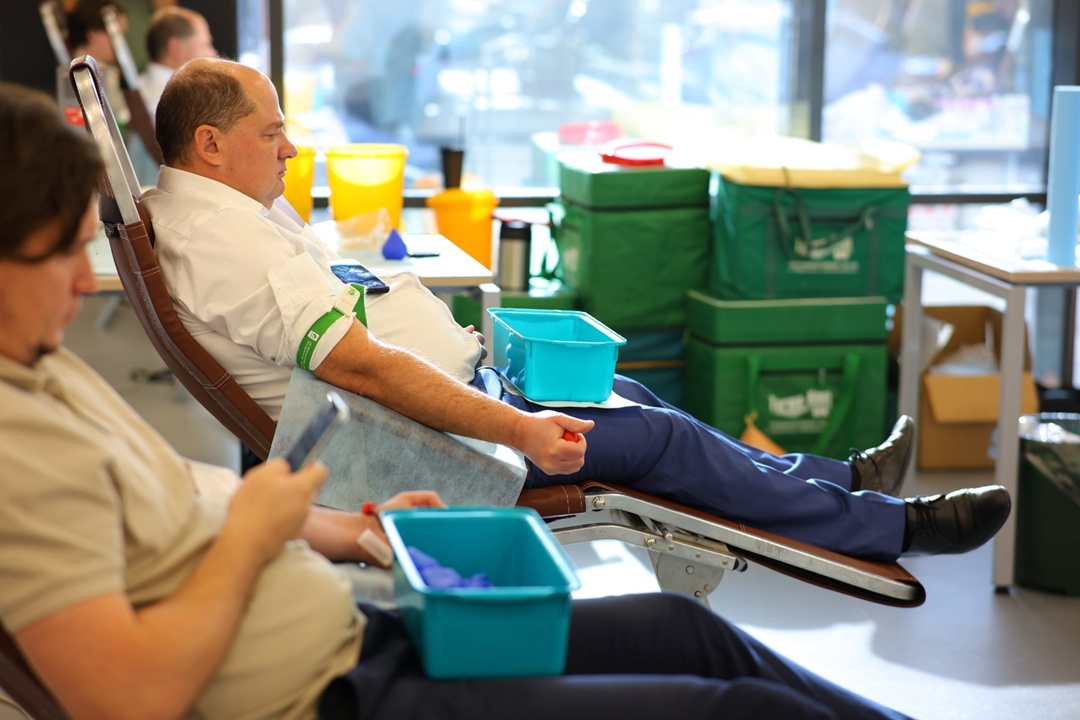 РусГидро впервые провело День донора в красноярской штаб-квартире - он стал рекордным по численности