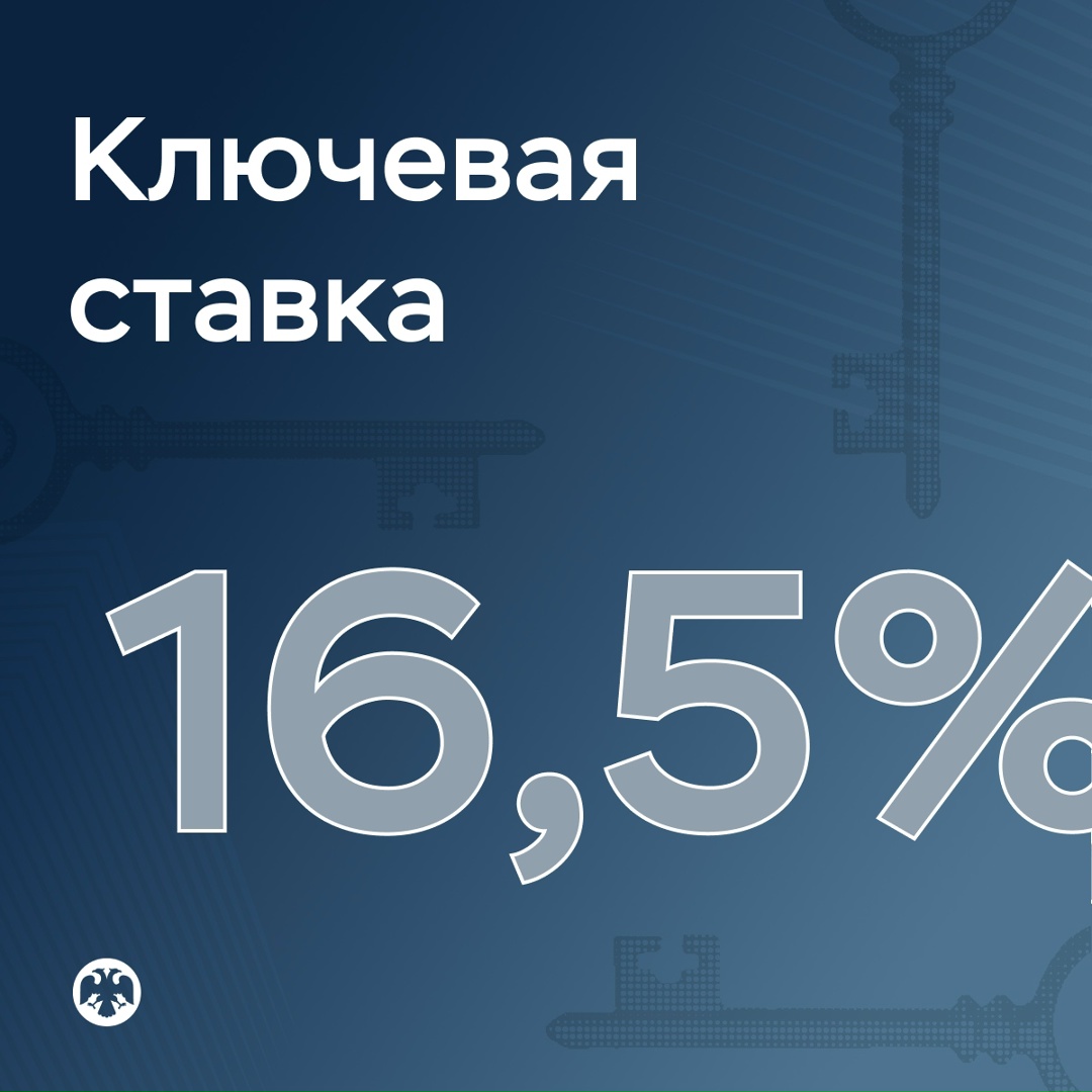 Ключевая ставка — 16,5% Совет директоров Банка России 24 октября 2025 года принял решение снизить ключевую ставку на 50 б.п., до 16,5% годовых. Устойчивые…
