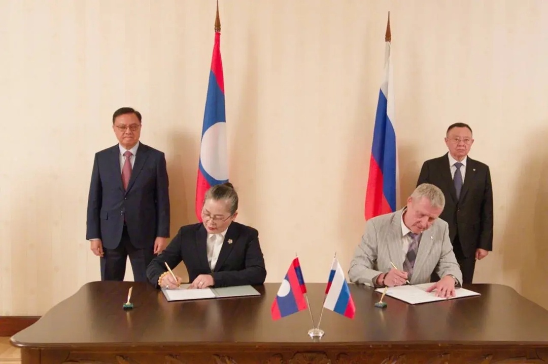 Подписан Протокол 18-го заседания Межправительственной Российско-Лаосской комиссии по торгово-экономическому и научно-техническому сотрудничеству