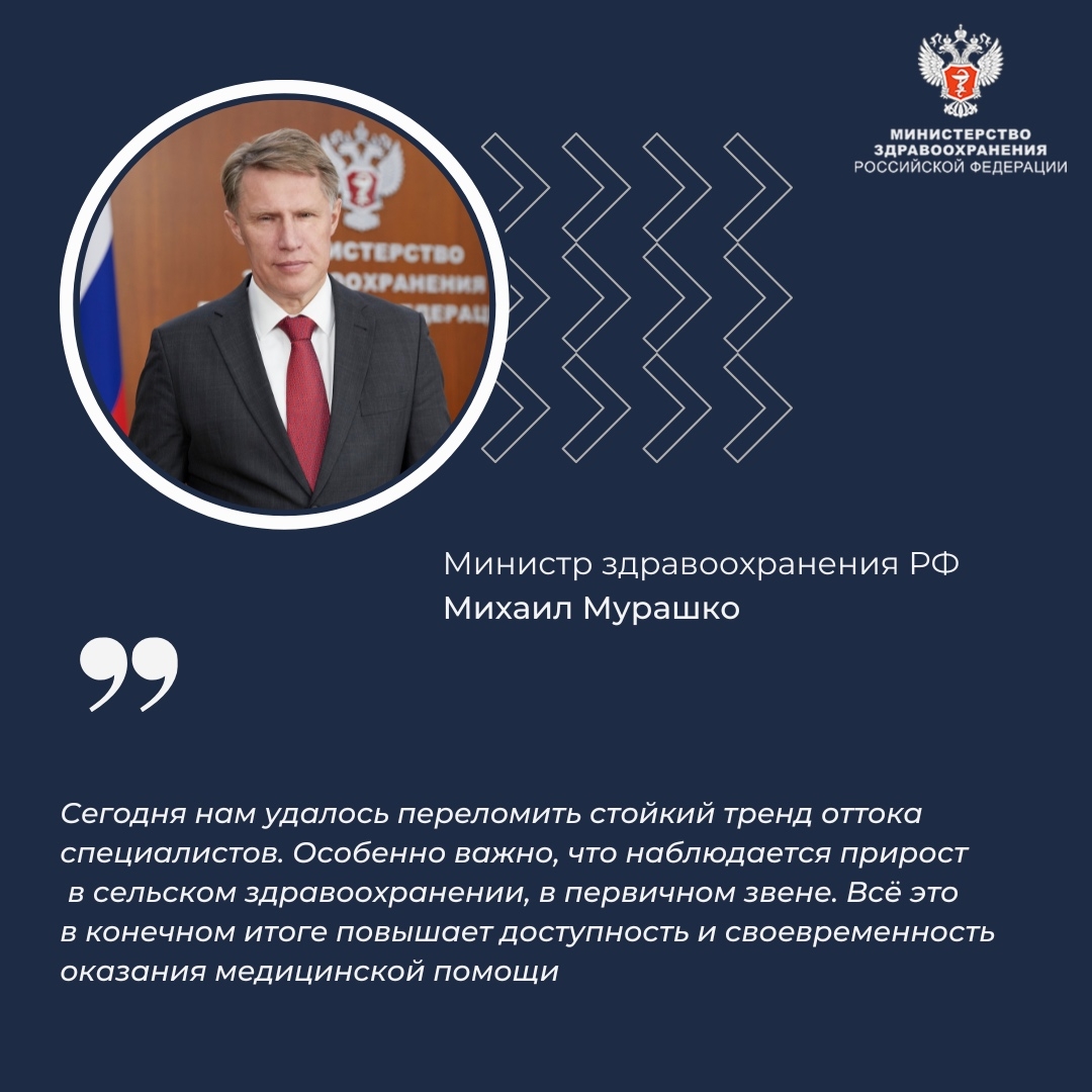 Михаил Мурашко: Сегодня нам удалось переломить стойкий тренд оттока специалистов