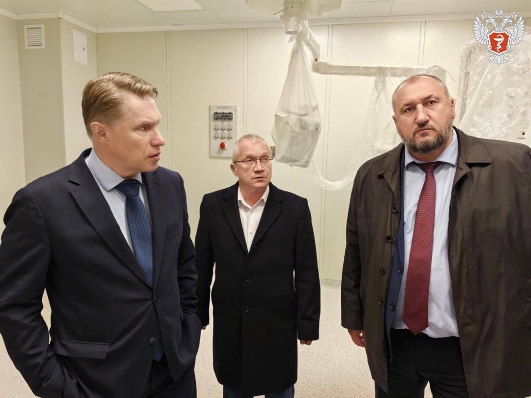 Михаил Мурашко ознакомился с ходом строительства Кисловодской городской больницы