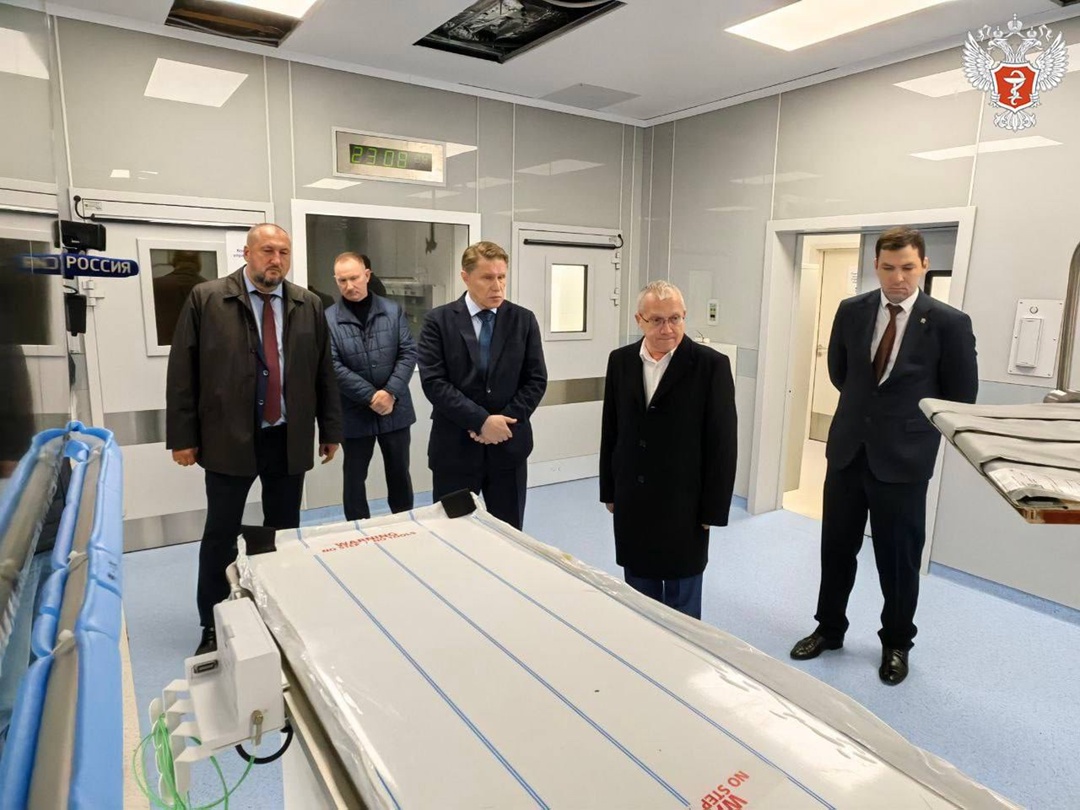 Михаил Мурашко ознакомился с ходом строительства Кисловодской городской больницы