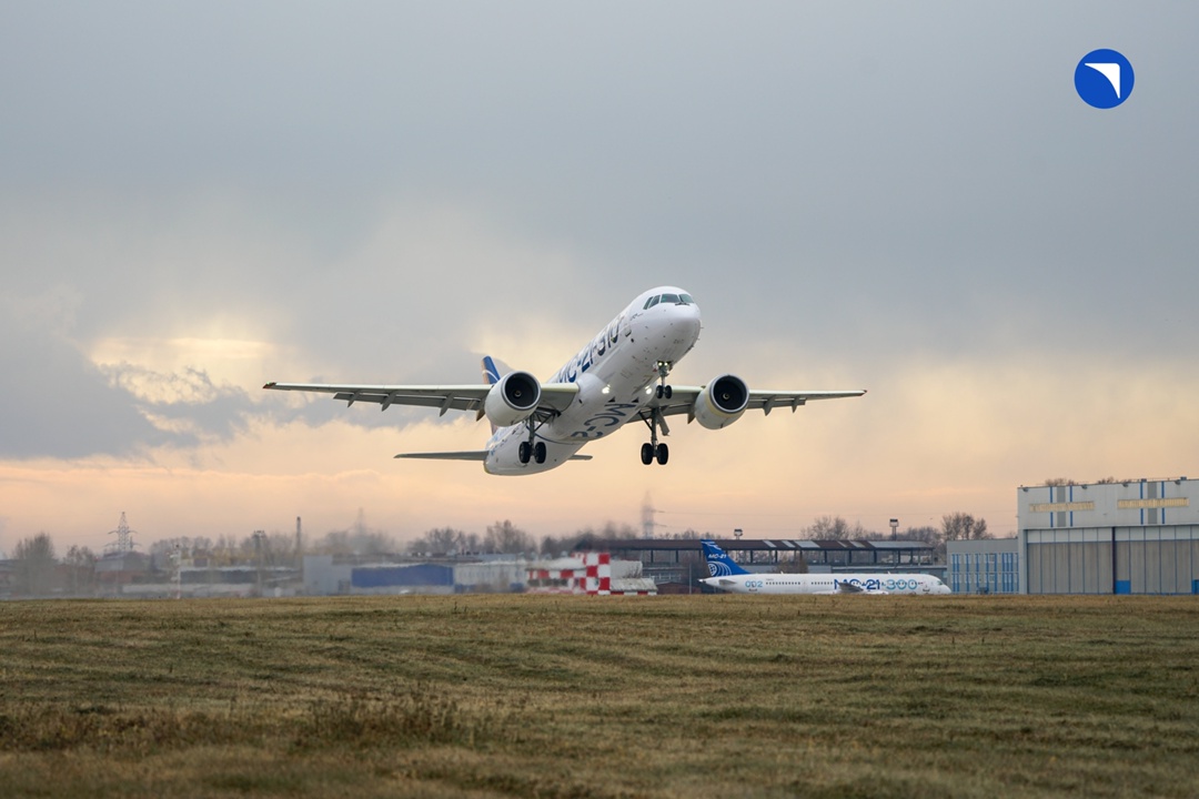 Второй импортозамещенный самолет МС-21 поднялся в воздух!
