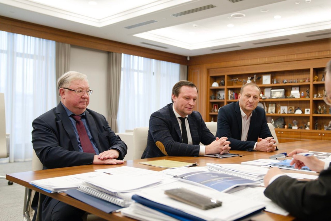 Глава Минстроя России Ирек Файзуллин провел рабочую встречу с председателем Общественного совета при Минстрое России Сергеем Степашиным