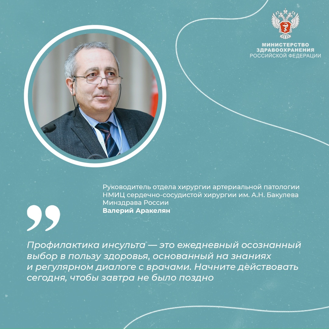 #ПростыеПравила: До 80% случаев инсульта можно предотвратить