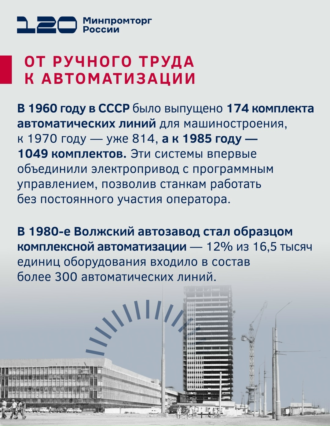 Электрификация и автоматизация: первые шаги к роботизации