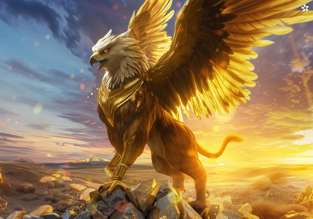 Встречаем ноябрь с грифоном — стражем сокровищ!