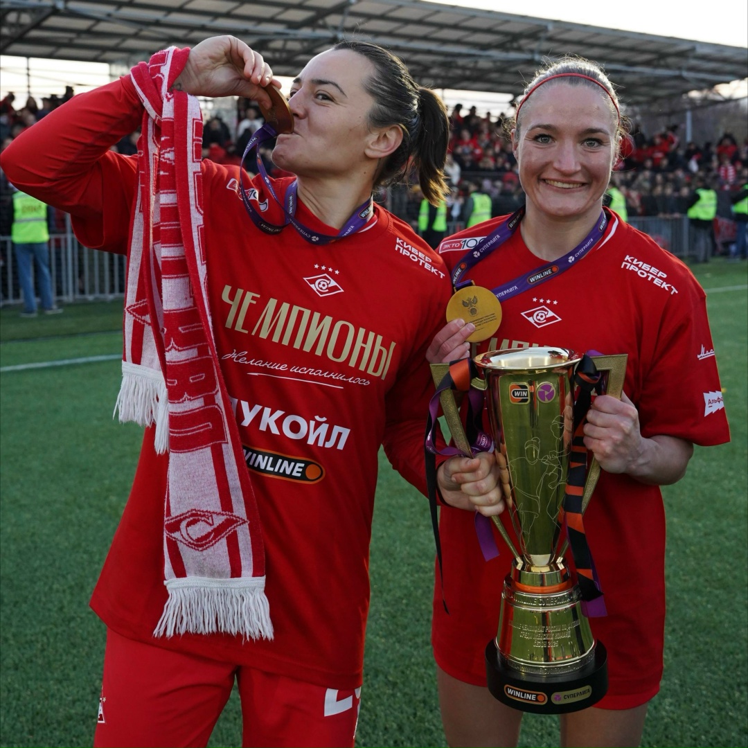 Поздравляем женскую команду ФК «СПАРТАК» с победой в Чемпионате страны!