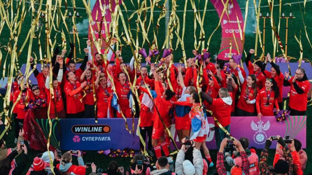 Поздравляем женскую команду ФК «СПАРТАК» с победой в Чемпионате страны!