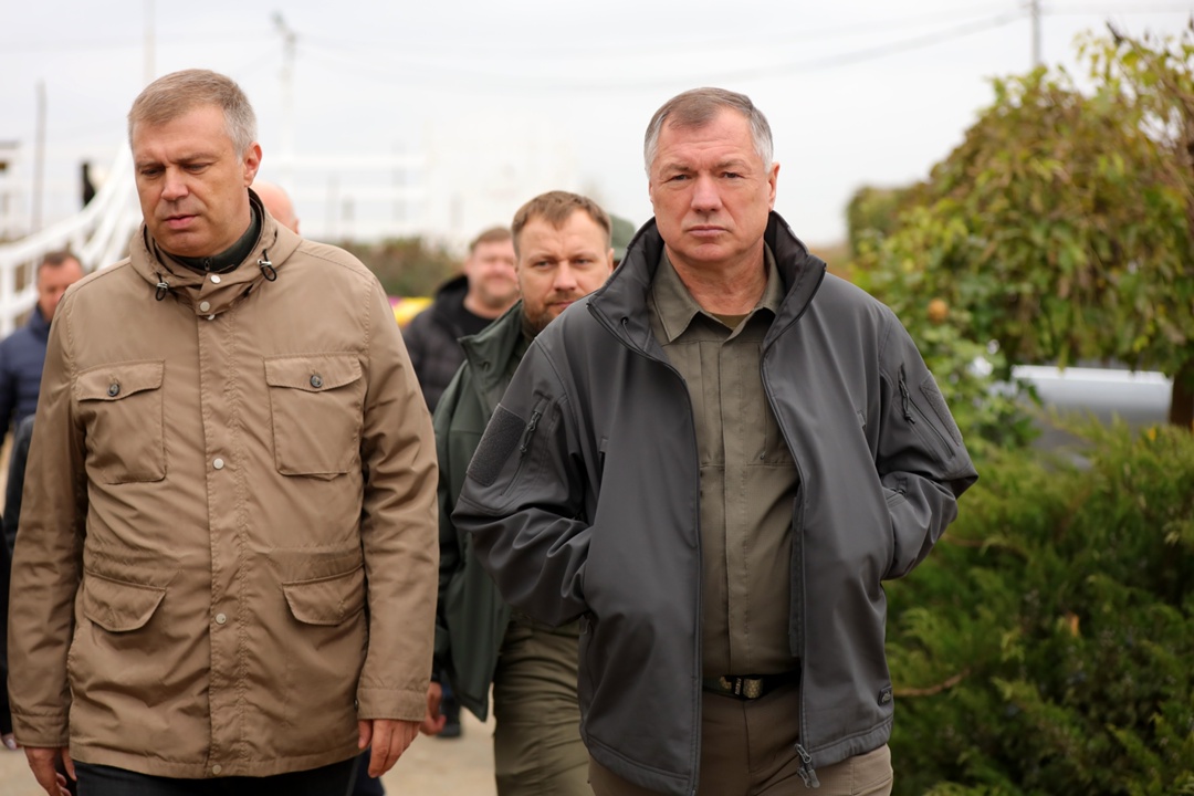 Вице-премьер Марат Хуснуллин с рабочей поездкой посетил Запорожскую и Херсонскую области.