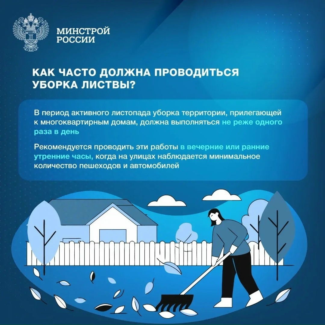 Уборка листвы во дворах многоквартирных домов является не только эстетической задачей, но и важной мерой для поддержания комфорта и безопасности жителей