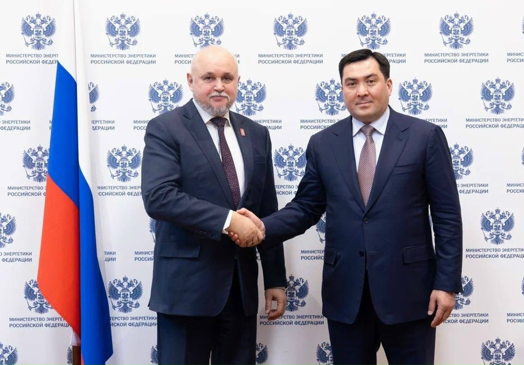 Сергей Цивилев провел рабочую встречу с Министром энергетики Республики Казахстан Ерланом Аккенженовым