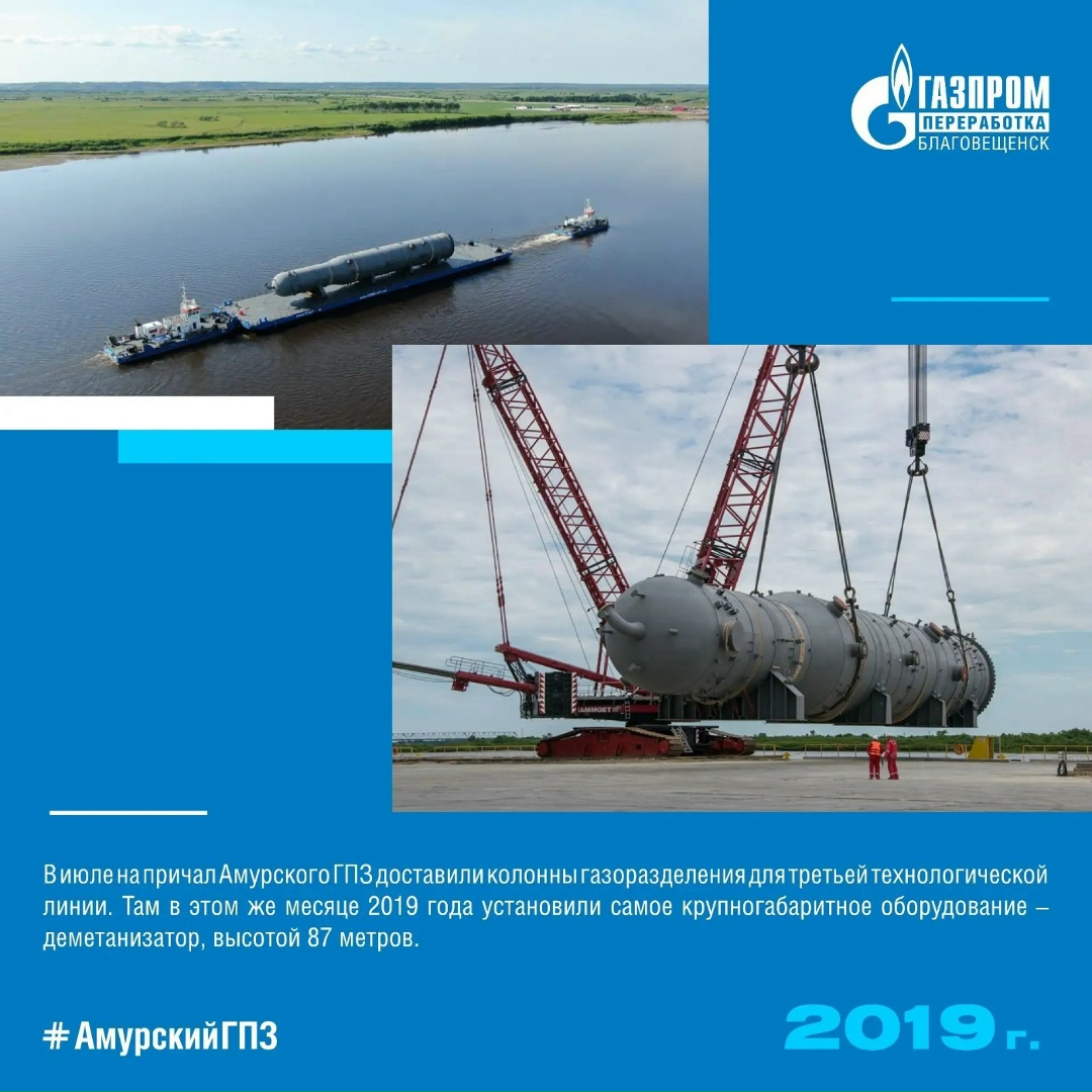 2019 год в истории строительства Амурского ГПЗ оказался настолько богат на события, что его историю нам пришлось разделить на две серии!