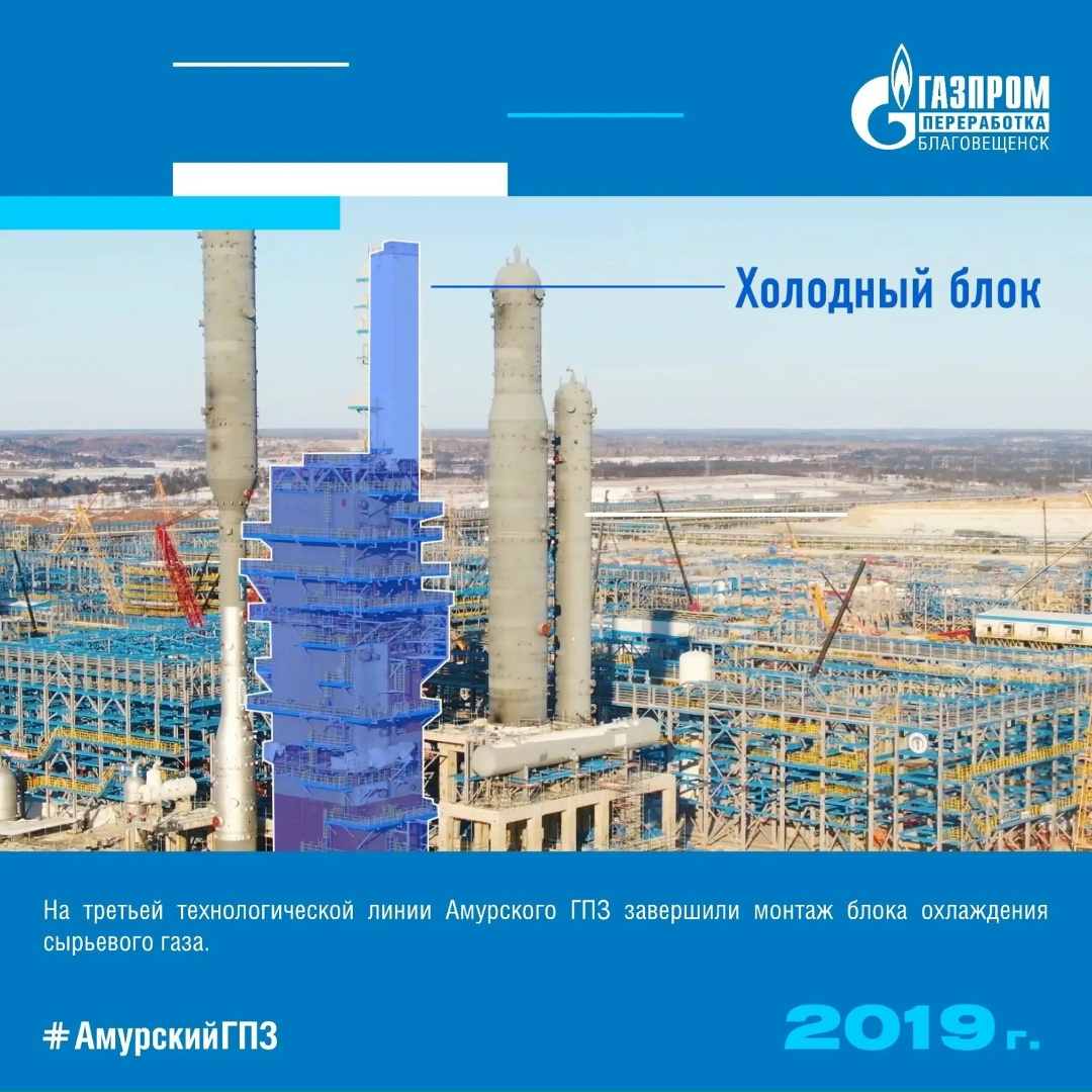 2019 год в истории строительства Амурского ГПЗ оказался настолько богат на события, что его историю нам пришлось разделить на две серии!
