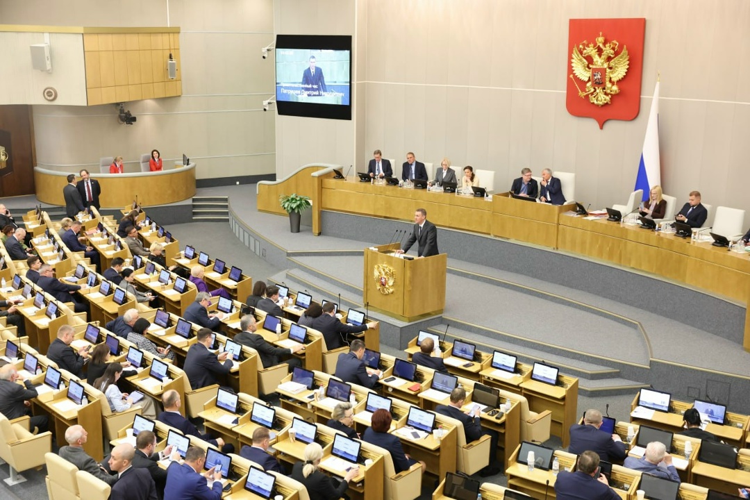 Дмитрий Патрушев рассказал о развитии технологий в российском агропромышленном комплексе в рамках правительственного часа в Государственной Думе.