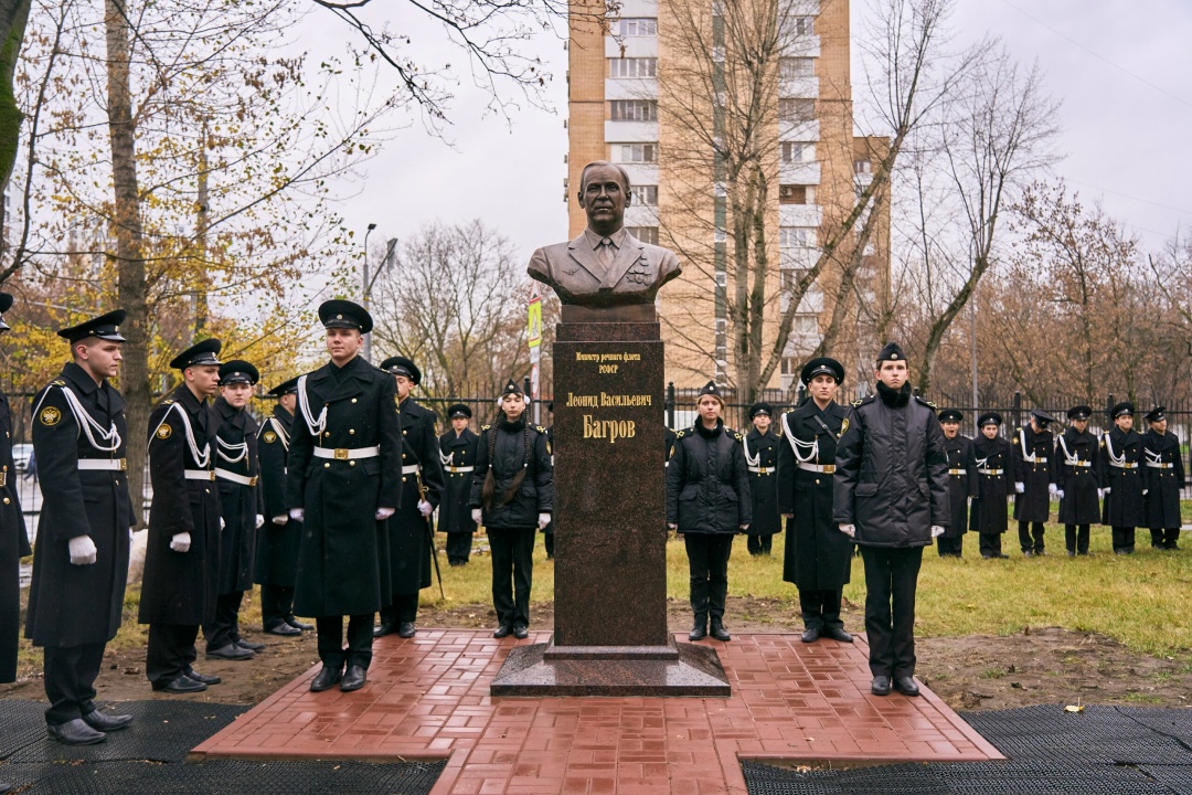В Москве открыли бюст Министру речного флота РСФСР Леониду Багрову