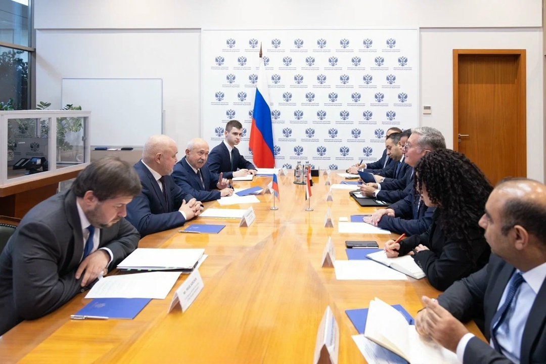 Сергей Цивилев провел рабочую встречу с Министром минеральных ресурсов Египта Каримом Бадави