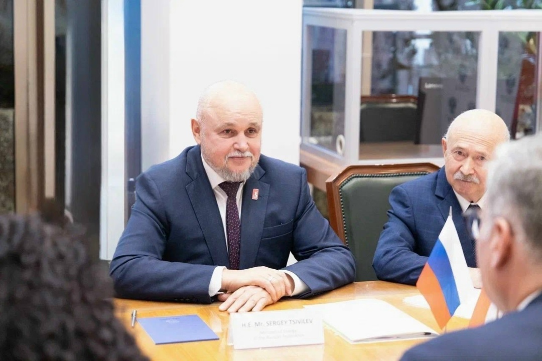 Сергей Цивилев провел рабочую встречу с Министром минеральных ресурсов Египта Каримом Бадави