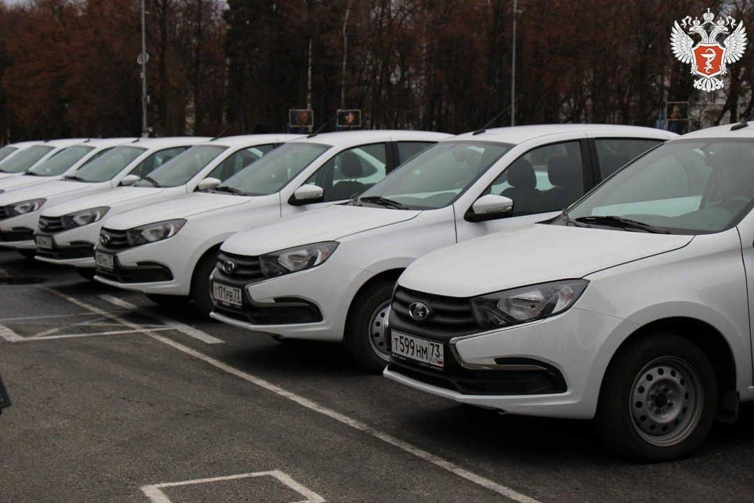 20 новых автомобилей поступили в медучреждения Ульяновской области