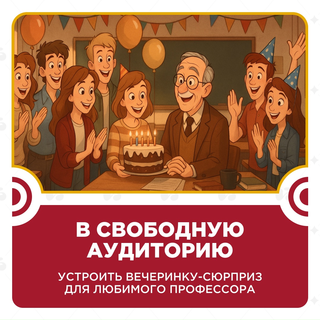 Сегодня поздравляем тех, чей студенческий билет еще не истек