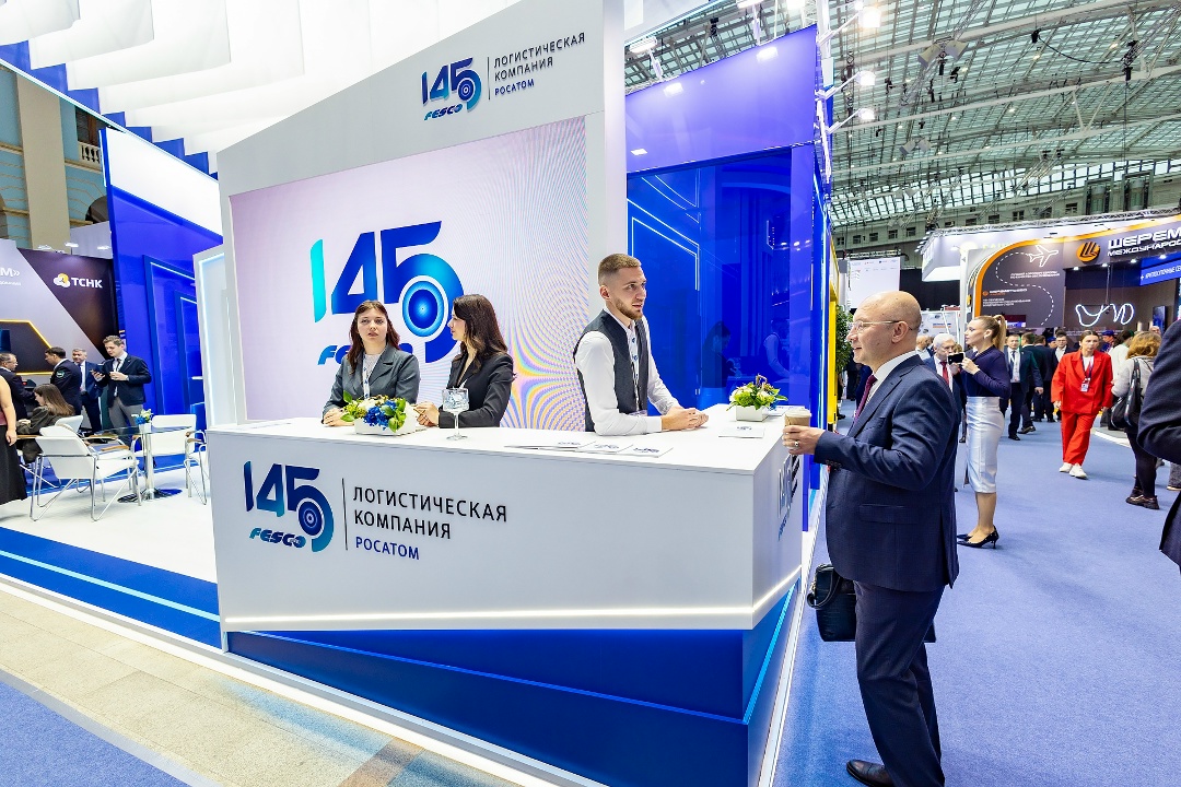 Сегодня ищите стенд FESCO на «Транспортной неделе – 2025»