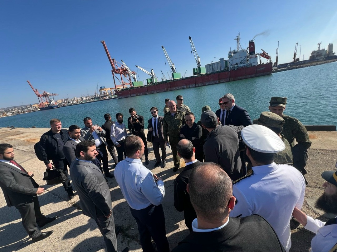 Сопредседатели Постоянной Российско-Сирийской комиссии по торгово-экономическому и научно-техническому сотрудничеству Ирек Файзуллин и Махер Шараа осмотрели…