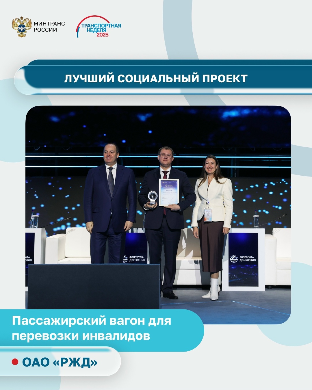 Определены победители XII Национальной премии «Формула движения»!