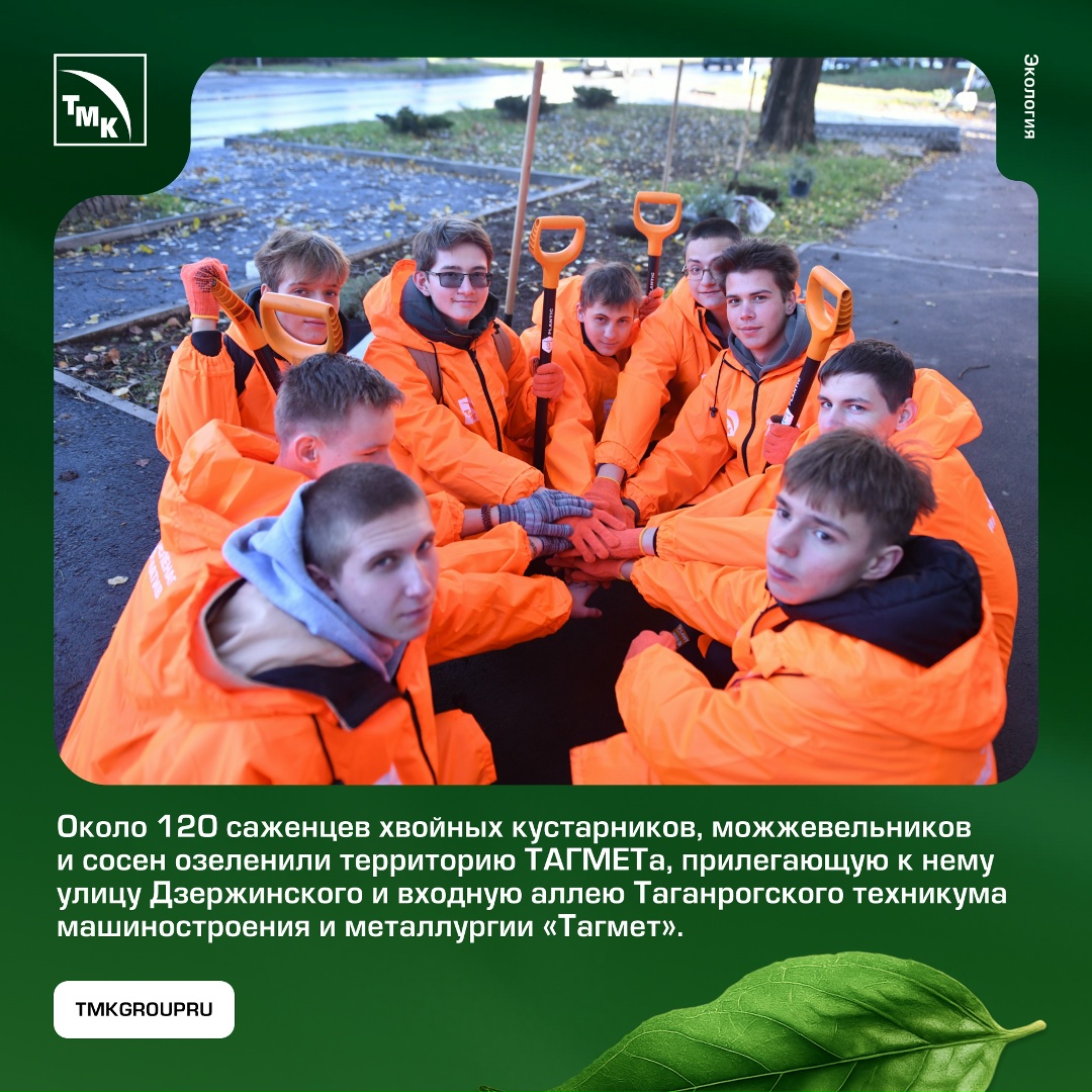 В городах присутствия ТМК прошла акция «Зеленая инициатива».