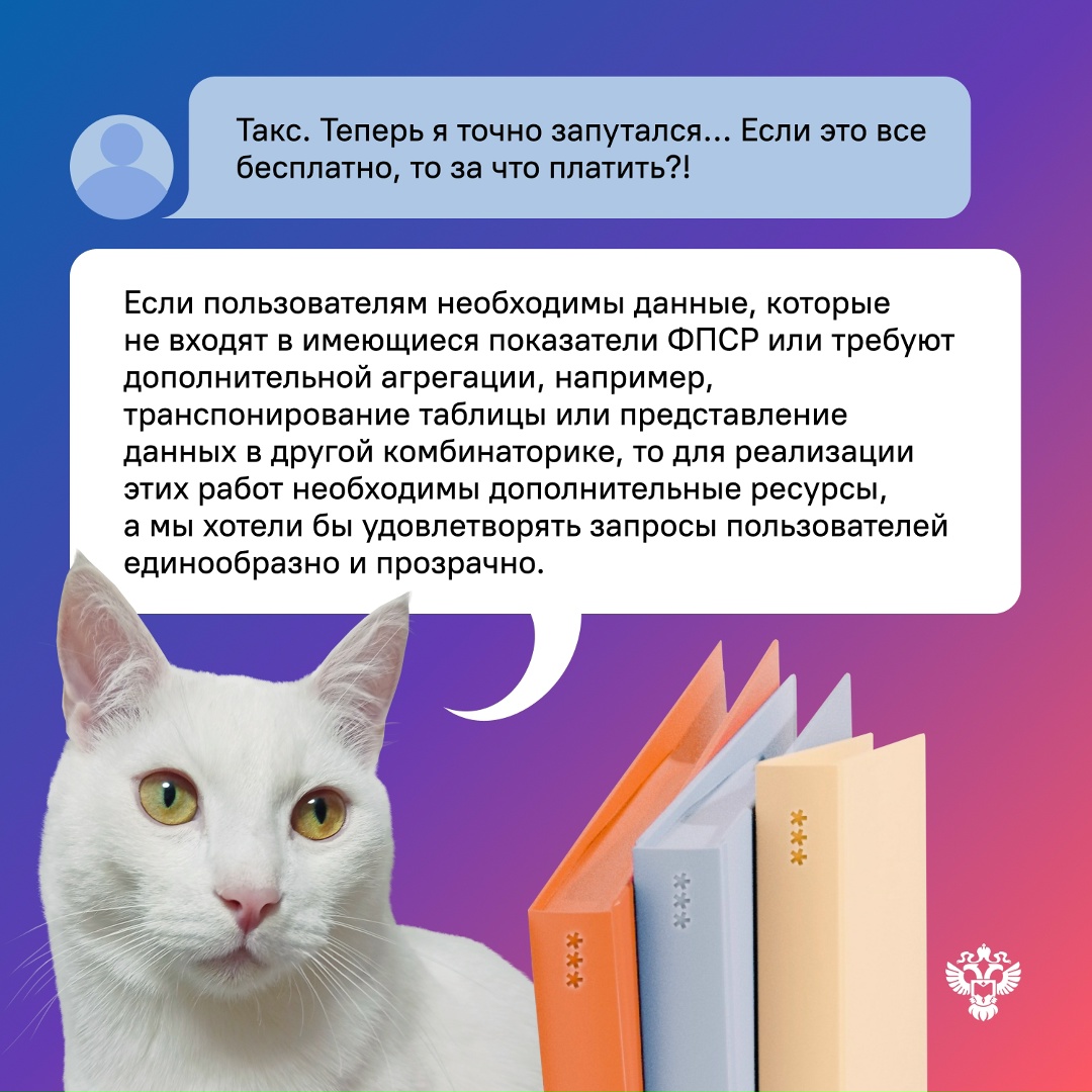 13 ноября принято Постановление Правительства России о возможности субъектам статического учета реализовывать статистические данные.