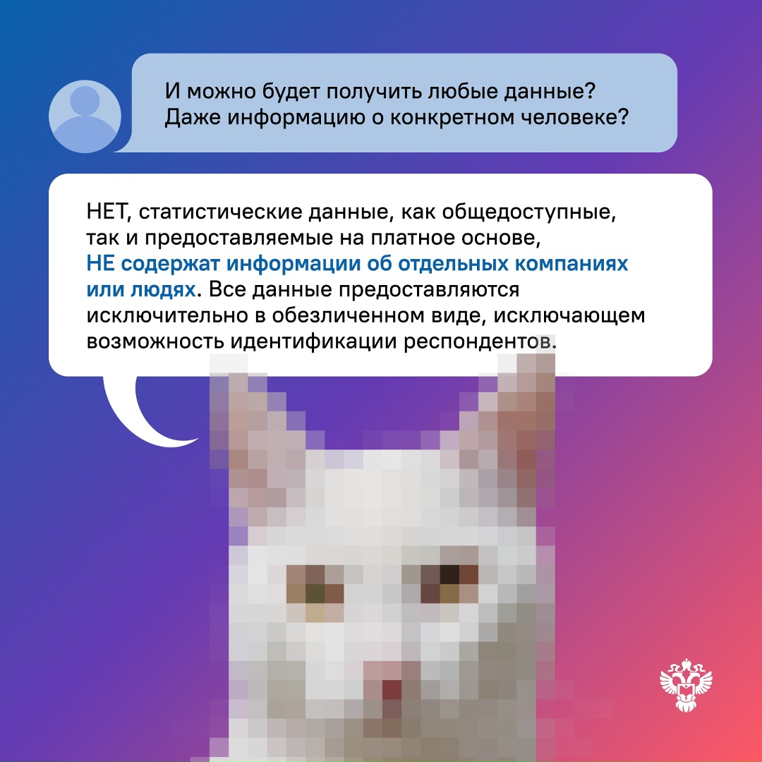 13 ноября принято Постановление Правительства России о возможности субъектам статического учета реализовывать статистические данные.