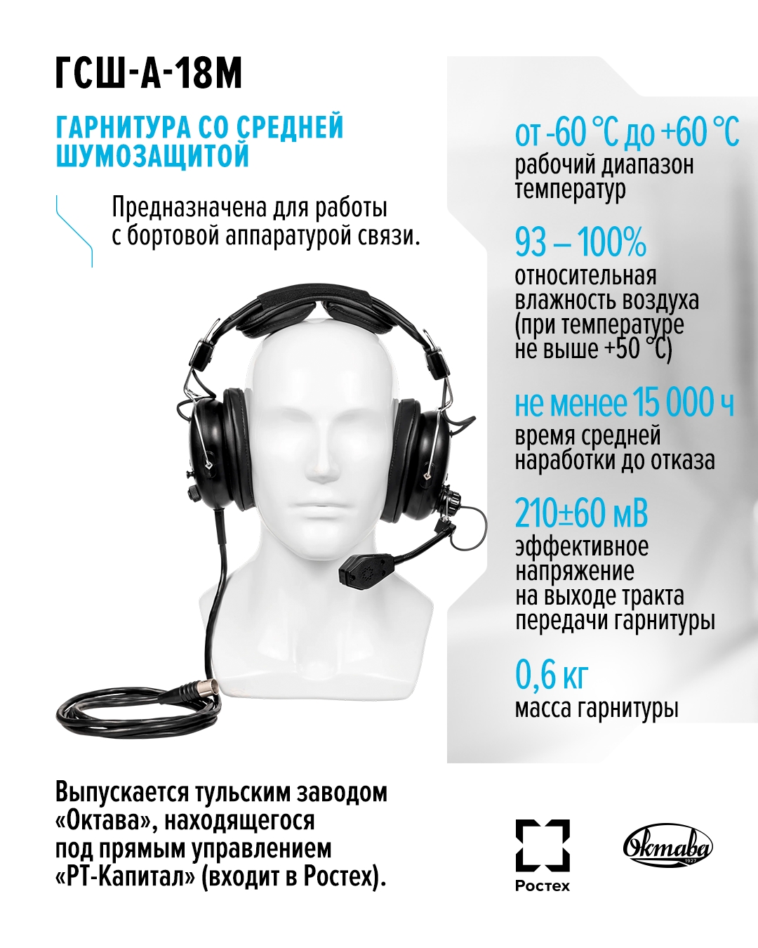 Внешний шум и фоновые звуки не помешают качественной передаче данных — если вы в гарнитуре ГСШ-А-18М от завода «Октава» (под управлением компании «РТ-Капитал»…