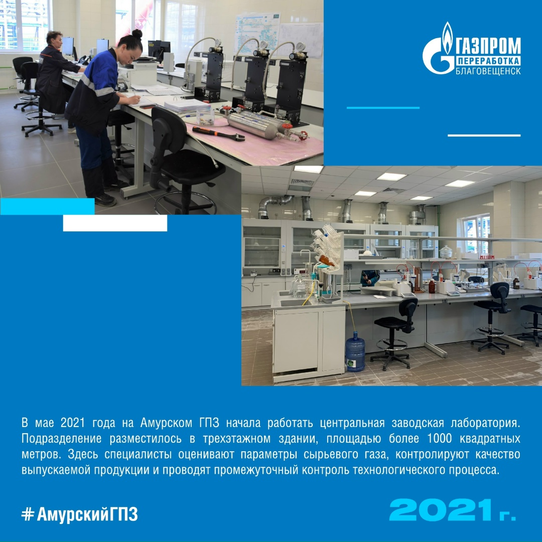 ️ИСТОРИЯ АМУРСКОГО ГПЗ - 2021 ГОД ️2021 год стал знаковым для Амурского ГПЗ и всего Приамурья.