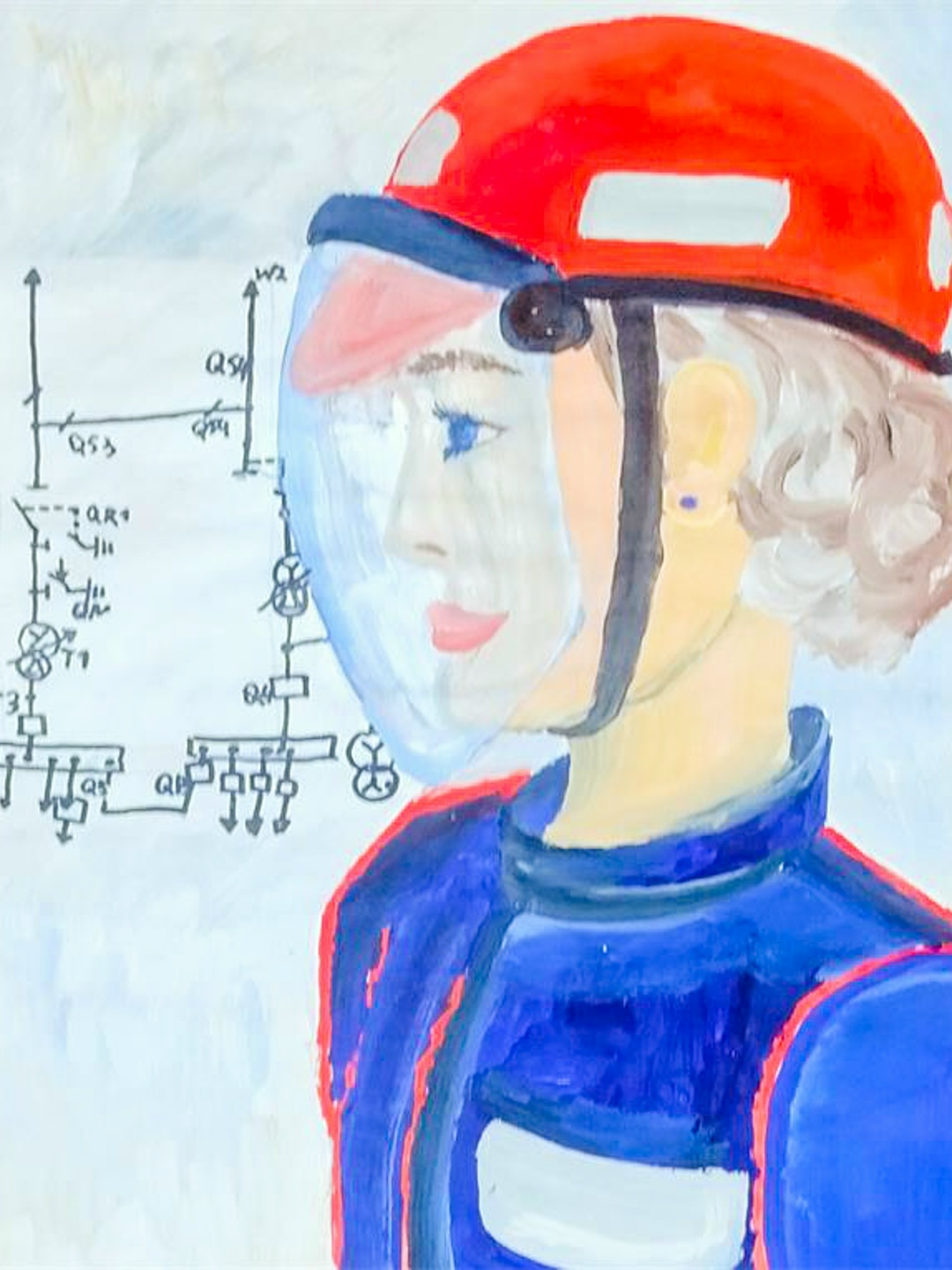 Кто изображен на этих рисунках? Супергероини, отличные специалисты и люди с самыми добрыми глазами. Именно такими видят и изображают мам дети сотрудниц…