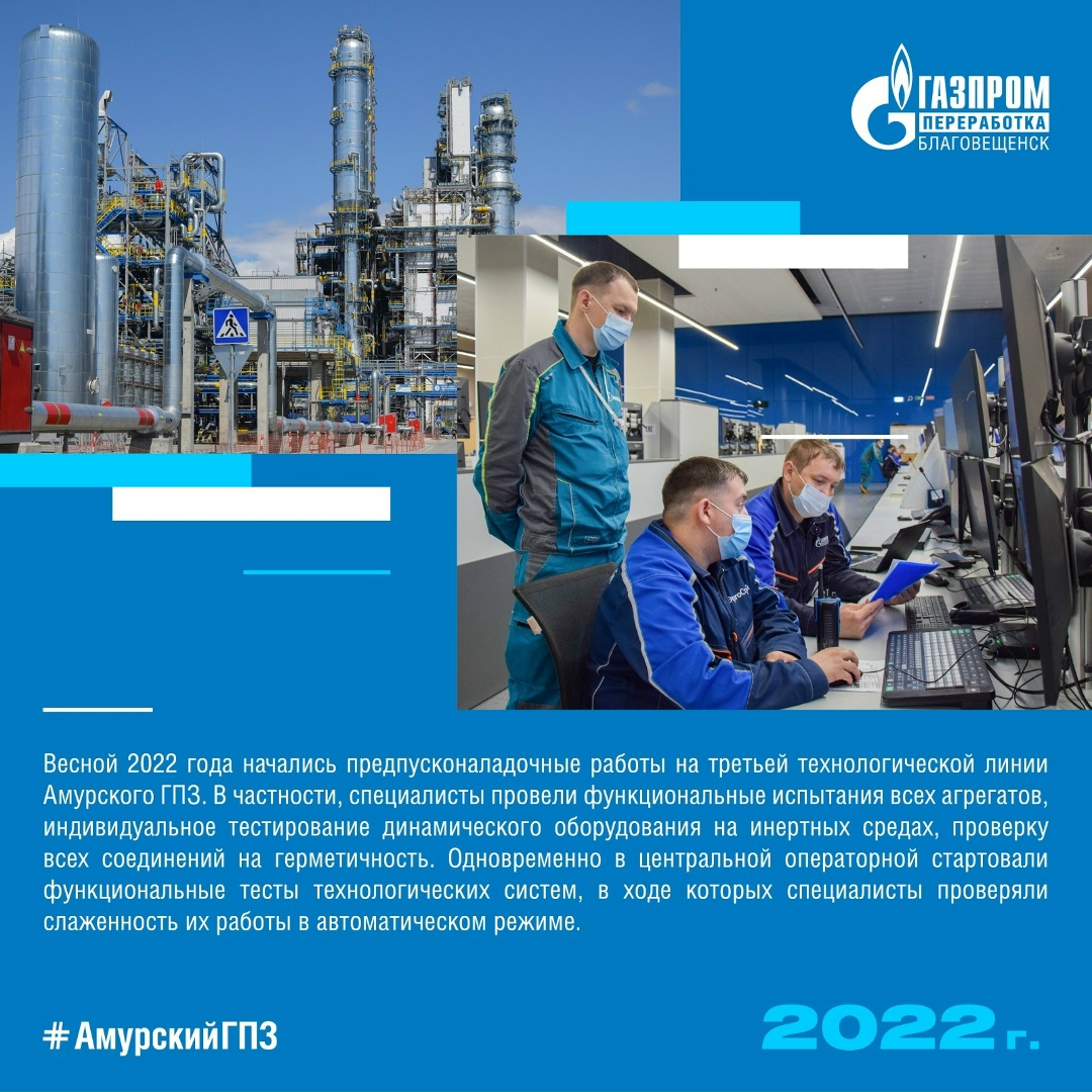 ИСТОРИЯ АМУРСКОГО ГПЗ - ГОД 2022 Продолжаем делиться с вами интересными деталями из истории строительства одного из крупнейших в мире газоперерабатывающих…