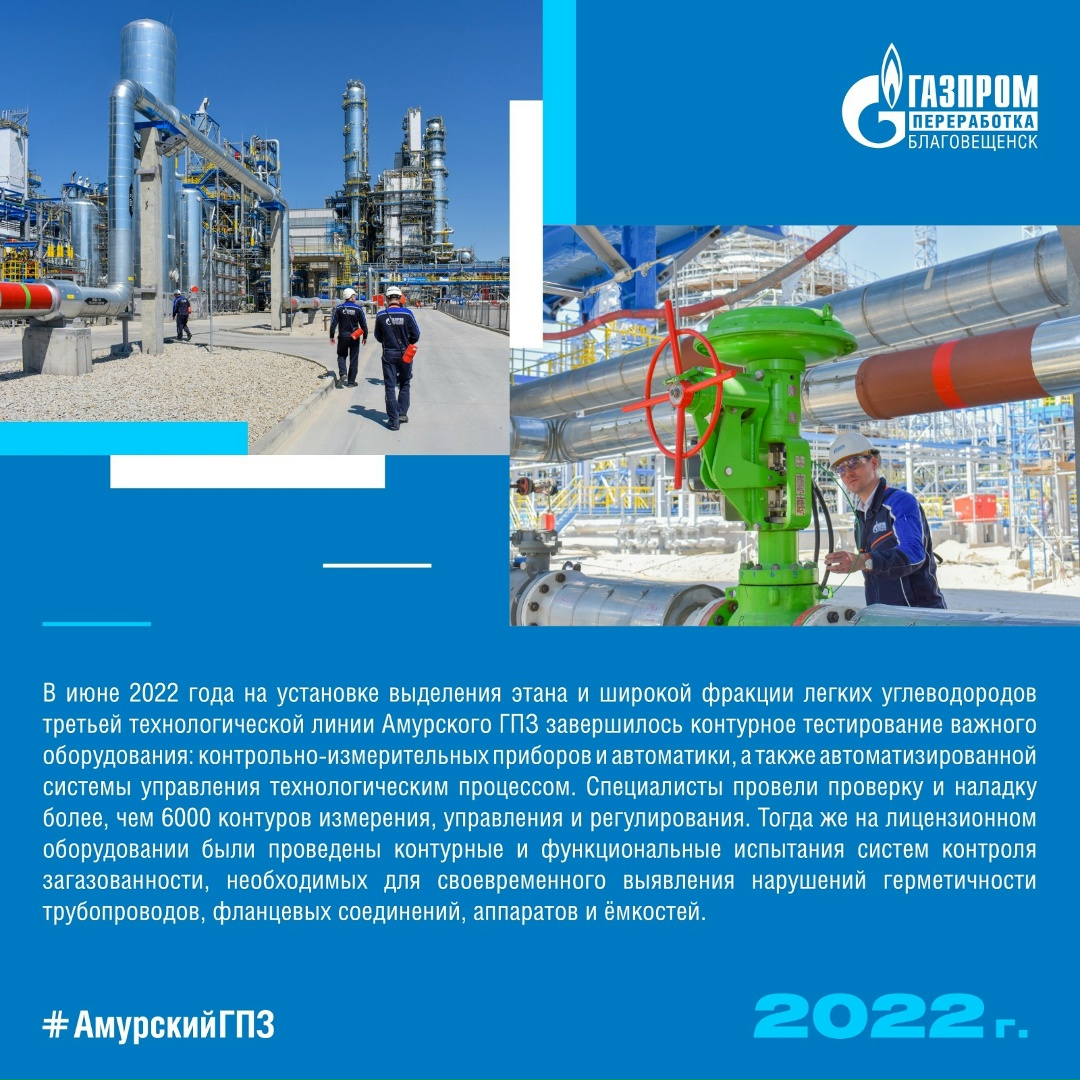 ИСТОРИЯ АМУРСКОГО ГПЗ - ГОД 2022 Продолжаем делиться с вами интересными деталями из истории строительства одного из крупнейших в мире газоперерабатывающих…