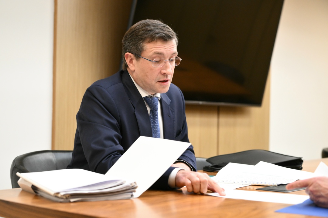 Дмитрий Чернышенко провел рабочую встречу с губернатором Нижегородской области Глебом Никитиным.