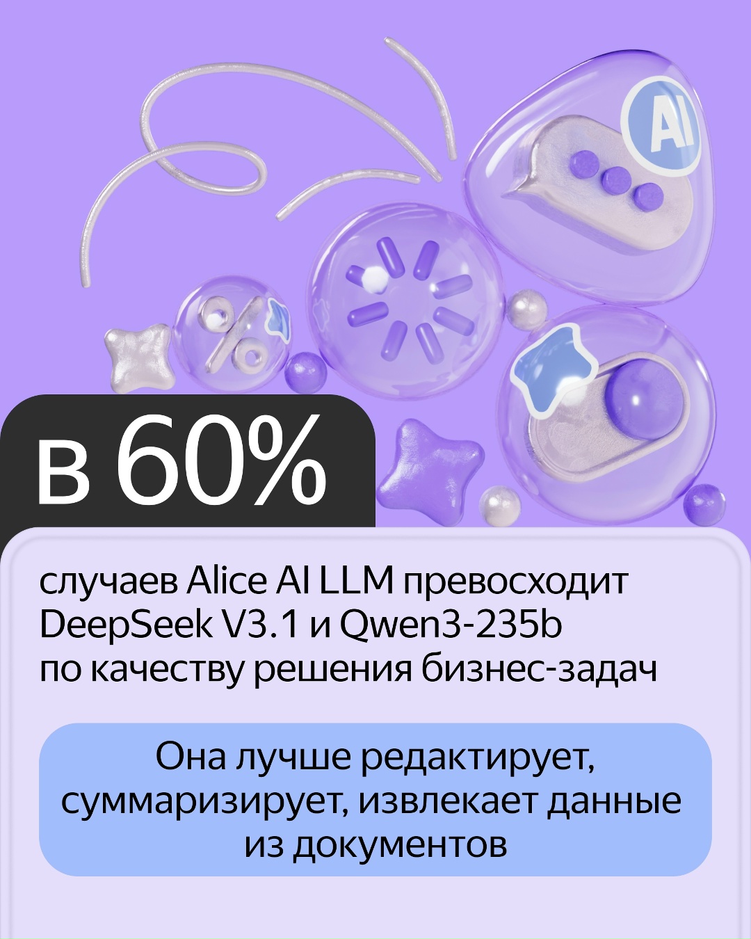 Alice AI LLM — новое и самое мощное поколение генеративных моделей Яндекса