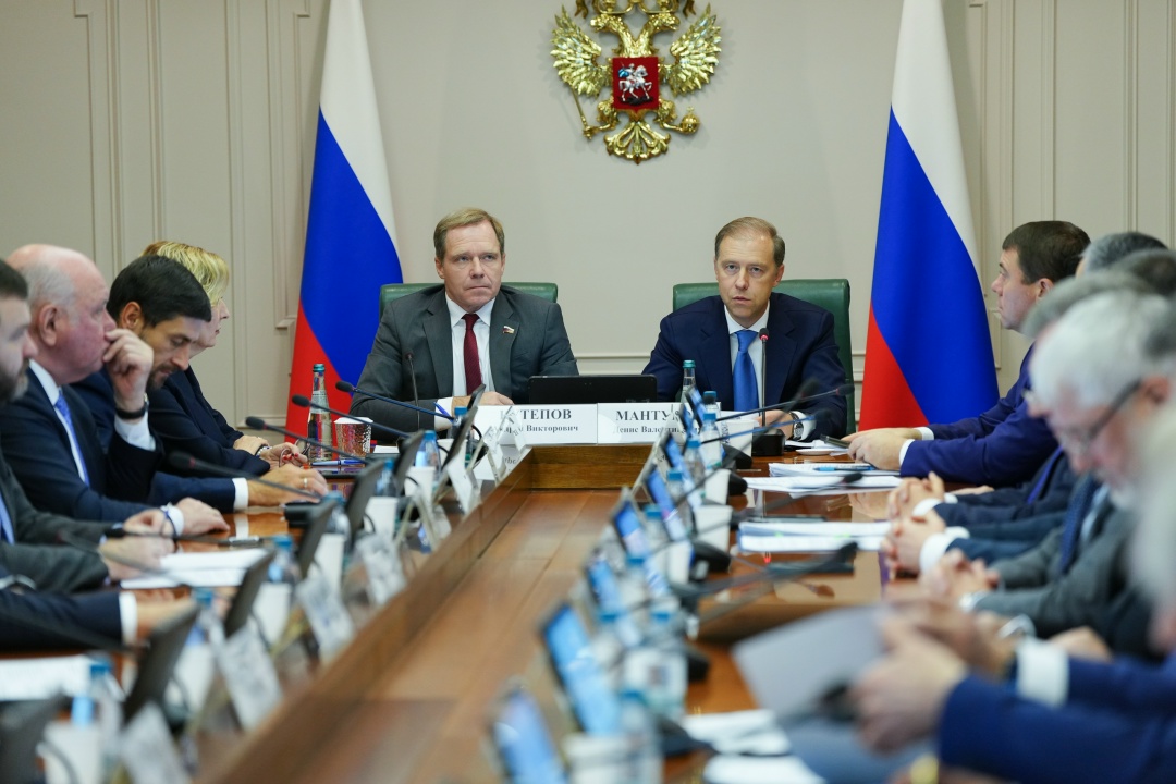 Денис Мантуров выступил на заседании комитета Совета Федерации по экономической политике.