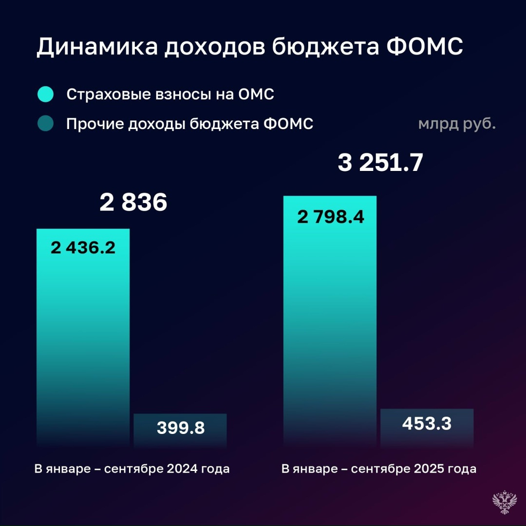 Счетная палата подготовила оперативный доклад об исполнении бюджета Фонда обязательного медицинского страхования России за 9 месяцев 2025 года.