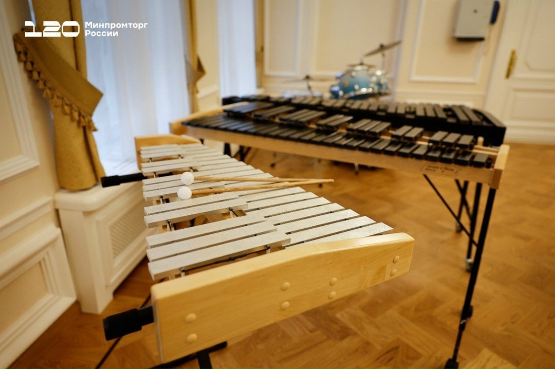 Глава Минпромторга России Антон Алиханов и Министр культуры Российской Федерации Ольга Любимова обсудили развитие производства музыкальных инструментов и…