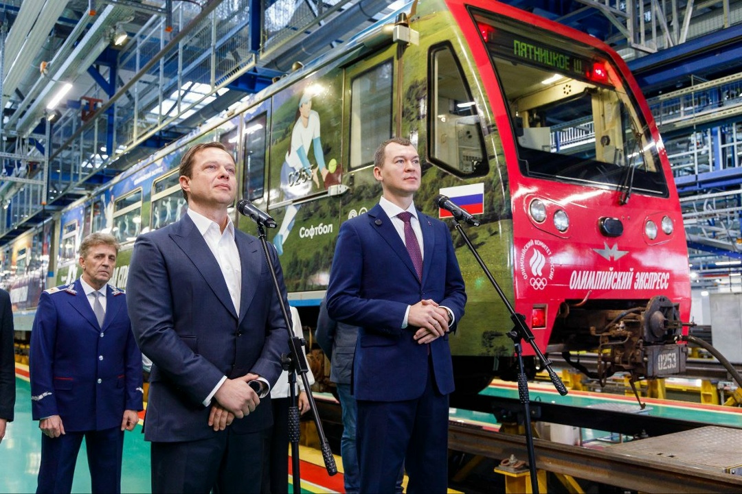 В метро Москвы запустили «Олимпийский экспресс».